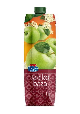 COOP Napitek z jabolkom in bezgom 25% 1L TP TK