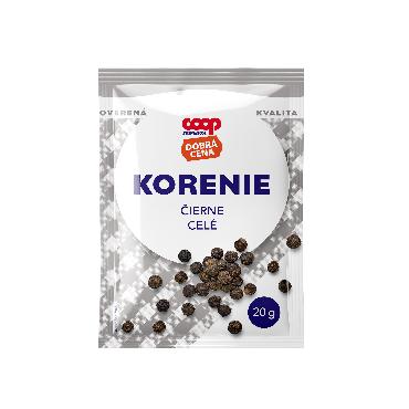 COOP Črni poper cel 20g DC