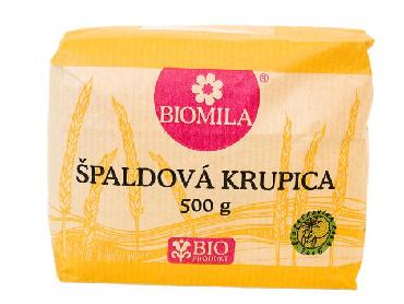 BIO Biomila polnozrnati pirin zdrob 500g