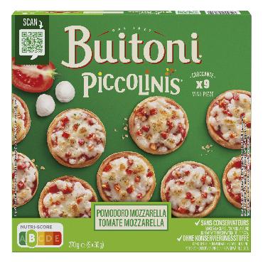 Pizza Buitoni Piccolini paradižnik-mocarela 270g
