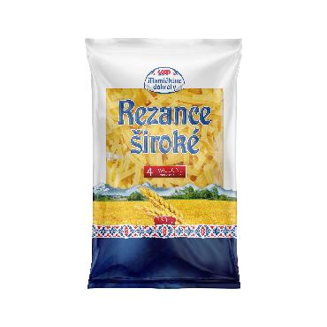 COOP Široki rezanci s 4 jajci, pšenične testenine 250 g MD