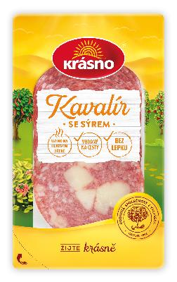 Salami Gavalier s sirom narezana OA 76g
