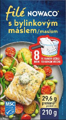 File z zeliščnim maslom Nowaco 210g
