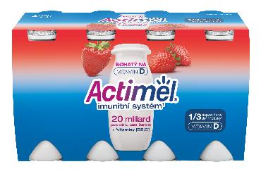 Actimel jagoda 8x100g