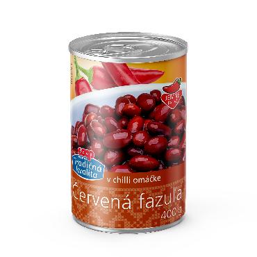 COOP Rdeči fižol v čili omaki 400g TK