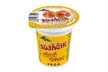Sojin desert z breskvami in sojinimi zrni 125 g