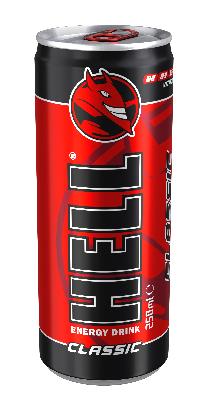 Energijska pijača Hell, pločevinka 250 ml