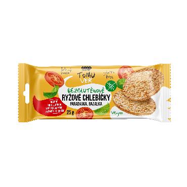 COOP rižev kruh s paradižnikom in baziliko 25 g TV