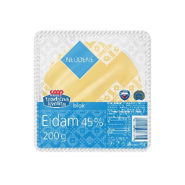 COOP Eidam blok nedimljen 200g TK