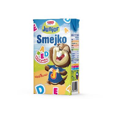 COOP Mleko z okusom vanilije 250ml Junior