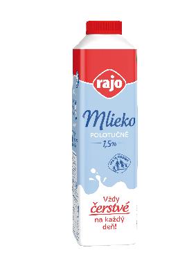Sveže polposneto mleko 1,5% s pokrovčkom 1L