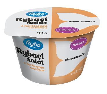 Ribja solata z gorčično omako 140 g