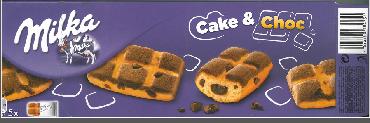 Piškoti Milka Choco&Cake 175g