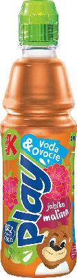 Kubík Play voda + sadje malina okus 0,4L PET