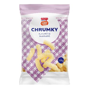 COOP koruzni čips nesoljen 100g DC