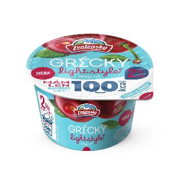 Grški jogurt 2% lahek višnjev 125g