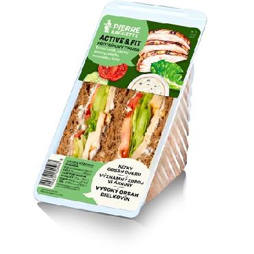 Sendvič s piščančjim zrezkom Active & Fit beljakovin 205 g