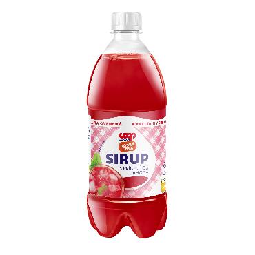 COOP Sirup z okusom jagode 0,7 l PET DC