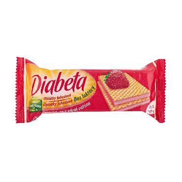 Dibeta jagodni oblati brez laktoze 60 g